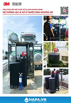 Hệ Thống Lọc Nước Tổng Cao Cấp 3M WTS150 (Combo 3MWTS150 AP904) Chuyên Dùng Cho Biệt Thự Villa Penthouse Nhập Khẩu Mỹ - Hàng Chính Hãng 3M