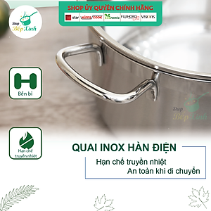 Bộ 2 nồi inox 3 đáy từ Fivestar 18cm và 24cm - hàng chính hãng