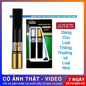 Họp 2 Đầu Lọc Thuốc L.á Dùng Được Cả Loại Thông Thường Và Nhỏ, Kèm 1 Ron Chuyển Size Đa Năng, Sử Dụng Nhiều Lần