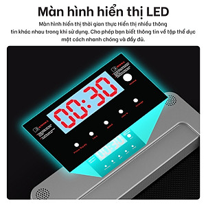 Máy chạy bộ đi bộ gia đình TM310 & TM310A [BLACK] thế hệ mới có điều khiển từ xa