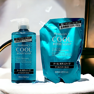 Sữa Tắm Nam Chiết Xuất Bạc Hà Pharmaact Cool Body Soap (Chai 600mL)