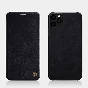 Bao case da cho iPhone 11 Pro Max hiệu Nillkin Qin có ngăn đựng thẻ, thiết kế tinh xảo - Hàng chính hãng