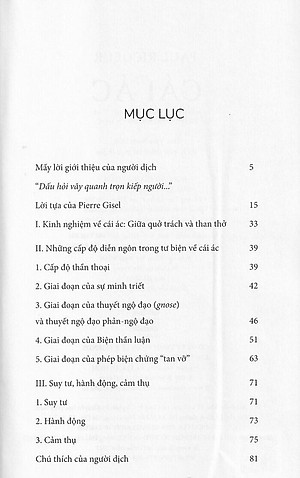 Sách Cái Ác - Một Thách Thức Đối Với Tiết Học Và Thần Học