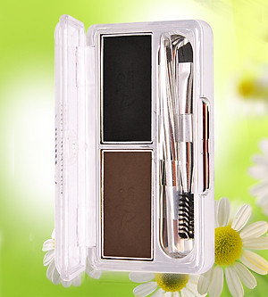 Bột kẻ mày 2 ngăn Mira Hàn Quốc  tặng kèm móc khoá 