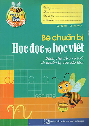 Sách Bé Chuẩn Bị Học Đọc Và Học Viết