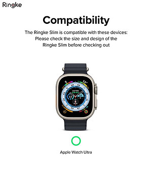 Bộ 2 Ốp dành cho Apple Watch Ultra 3/2/1 RINGKE Slim - Hàng Chính Hãng
