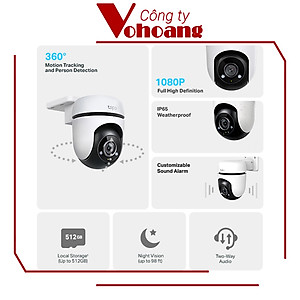 Camera WiFi TP-Link Tapo C500 An Ninh Quay/Quét Ngoài Trời - Hàng Chính Hãng