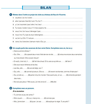 Sách học tiếng Pháp: En Contexte : Exercices de grammaire A2