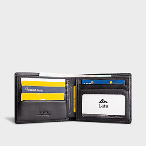 Ví nam da bò Lata ( Thời trang nam - Ví da thật LVN70 )