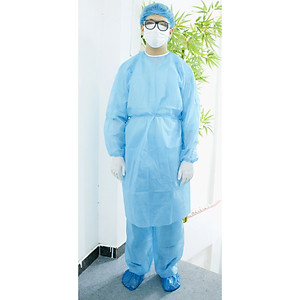 Bộ Trang Phục Phòng Dịch Toàn Thân 7 Món Đã Tiệt Trùng Gồm: Áo + Quần + Nón + Kính Bảo Hộ + Khẩu Trang + Găng Tay + Bao Giày