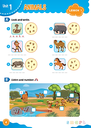 Bài tập Bổ trợ Tiếng Anh 4 i-Learn Smart Start