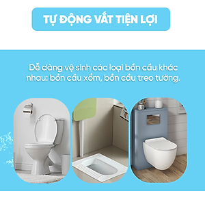 Cây chà bồn cầu loại 2 đầu tròn kháng khuẩn MyJae