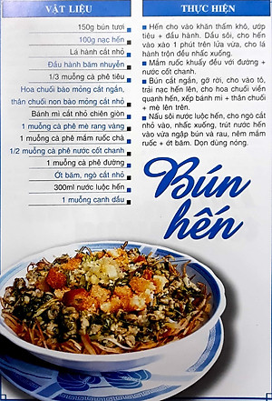 Sách 60 Món Ăn Được Ưa Thích - Bún, Mì, Cháo, Lẩu