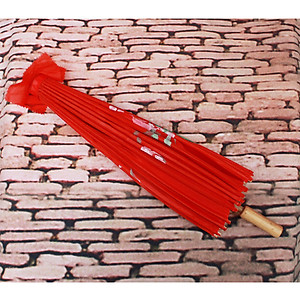 Dù cán gỗ Nhật Bản - Màu đỏ