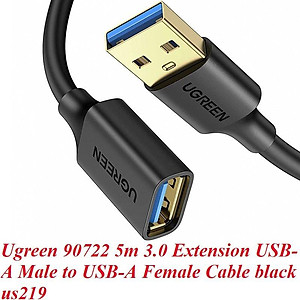 Ugreen UG90722US129TK 5M Cáp USB 3.0 nối dài Màu Đen - HÀNG CHÍNH HÃNG