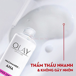 Tinh chất dưỡng trắng Olay Luminous Super Serum Niacinamide + AHA (30ml) - Hàng chính hãng