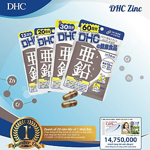 Viên Uống Bổ Sung Kẽm DHC Zinc 15 Và 30 Viên/Gói Thực Phẩm Chức Năng Cho Cơ Thể Khỏe Mạnh