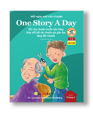 One Story A Day - Sách song ngữ cho bé, 12 cuốn truyện - 365 câu chuyện phát triển trí tuệ và nuôi dưỡng tâm hồn - Tặng kèm file nghe & note từng vựng