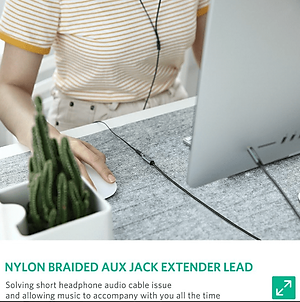 Dây nối dài dây loa 3,5mm (Cáp AV nối dài 1 đầu đực 1 đàu cái) mạ vàng Chính Hãng Ugreen - Từ 1,5m đến 5m