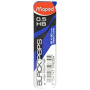 Ruột Chì HB 0.5 mm - Maped 559630 (60 mm x 12 Ngòi)