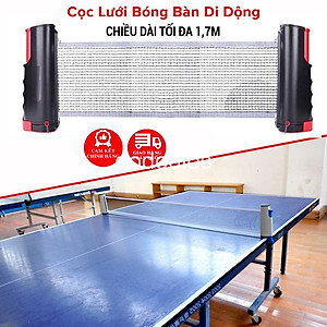 Cọc Lưới Bóng Bàn Rút Gọn Chất Liệu ABS Cao Cấp Chiều Dài Điều Chỉnh Tới 1,7m Chính Hãng dododios