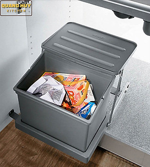Thùng rác thông minh gắn cánh tủ bếp giá rẻ thương hiệu Grob