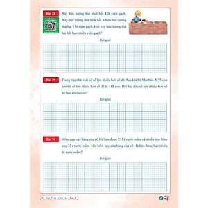Sách Giải Toán Có Lời Văn Lớp 2 - Chương Trình Mới (1 Cuốn) - Bản Quyền
