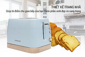 Máy Nướng Bánh Mì Lock& Lock EJB221BLU (730 - 870 W) - Hàng chính hãng