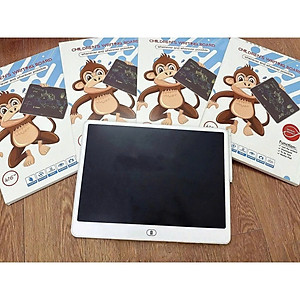 Bảng Viết Cảm Ứng Điện Tử 3D Đa Sắc 16 Inch Thông Minh Tự Xóa Dành Cho Bé - Bảng Vẽ Đồ Họa Bút Dạy Học LCD MÀU TRẮNG - Hàng Chính Hãng