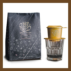 Cà Phê Culi Robusta Rang Xay Nguyên Chất 100% Real Bean Coffee (250g)