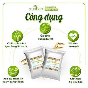 Yến Mạch Nguyên Chất Ăn Liền Xuân An [ko đường] Túi 3Kg (Giảm 30%)