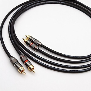 SOAIY Bộ 02 Dây Tín Hiệu Audio RCA Chống Nhiễu Monster Standard 100 - Hàng Nhập Khẩu