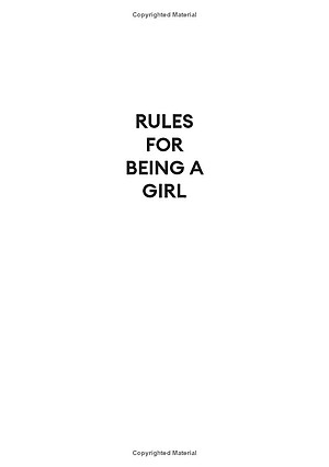 Rules For Being A Girl