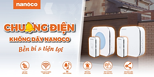 Chuông điện không dây Nanoco ND157 - Hàng chính hãng