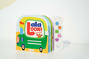 Sách âm thanh Lalalook đồ chơi kích thích thị giác não bộ phát triển cho bé sơ sinh Lalala baby