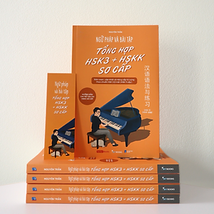 Sách Ngữ Pháp Và Bài Tập Tổng Hợp HSK3 + HSKK Sơ Cấp