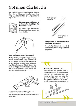 Sách Bí Quyết Vẽ Tranh Chì Cho Người Mới Bắt Đầu