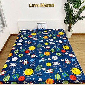 Ga chống thấm thun Lụa loại 1 chính hãng LoveMama không nóng, mềm mại thoáng mát