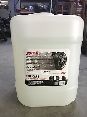 Dung dịch dưỡng ĐEN BÓNG LỐP XE FOCAR Tire Care can 20L Tiết kiệm