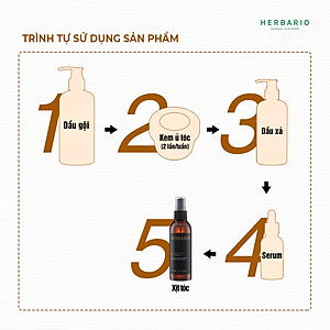 Nước dưỡng tóc Vỏ Bưởi & Bồ Kết Herbario 100ml (pomelo peel & gleditsia hair tonic) giúp giảm rụng tóc kích thích mọc tóc nhanh