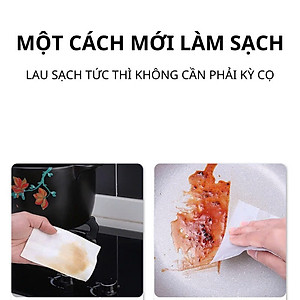 Giấy Ướt Lau Bếp Siêu Sạch Gói 80 Tờ To Chứa Vitamin E Không Độc Hại Không Kích Ứng Da Giúp Loại Bỏ Dầu Mỡ, Khăn Ướt Đa Năng Siêu Dai - Chính Hãng