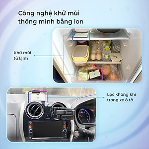 Thẻ lọc không khí - khử mùi ion e air Card Plus - Hàng chính hãng - Tiêu chuẩn Nhật Bản