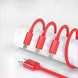 CÁP SẠC ĐA NĂNG 3 ĐẦU BỌC DÙ CAO CẤP PKCB – HÀNG CHÍNH HÃNG