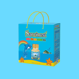 [Hộp 6 lọ] Nước Yến sào Sanvinest Khánh Hòa dành cho trẻ em 62ml - S211H6