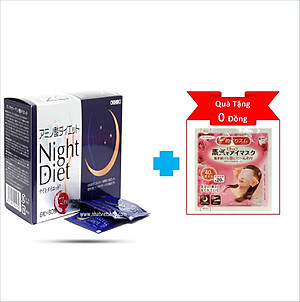 Viên uống điều chỉnh cân nặng Night Diet Orihiro hộp 60 gói