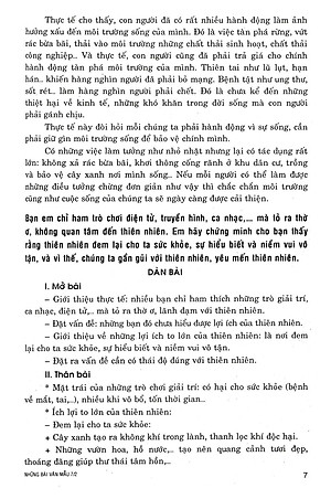 Sách Những Bài Văn Mẫu 7 - Tập 2