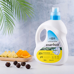 Combo 2 nước giặt sinh học ENZYCO 2L - Chiết xuất Bồ hòn và Enzyme Dứa