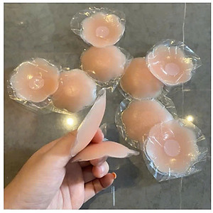 HỘP 10 Miếng Dán Ngực Silicon Hình Hoa Siêu Chắc Chắn Tiện Lợi Cho Phái Đẹp Hàng Chính Hãng Túi 10 Miếng