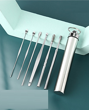 Bộ dụng cụ lấy ráy tai inox cao cấp- Bộ ngoáy tai y tế inox 304- Dụng cụ lấy ráy tai chuyên nghiệp- Bộ vệ sinh tai không đau, an toàn- Bộ dụng cụ ngoáy tai chống gãi rát- Que lấy ráy tai đa năng bằng thép không gỉ