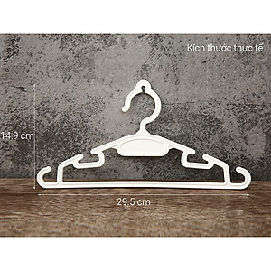 Set 10 chiếc móc áo mỏng trẻ em Hara 185 hàng cao cấp - giao màu ngẫu nhiên